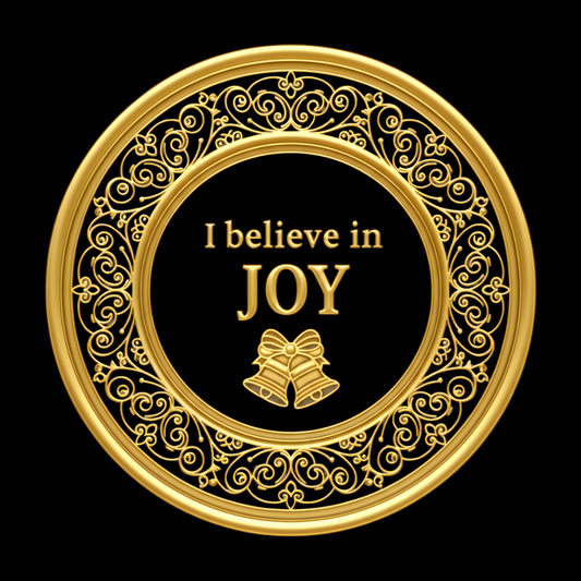 Limitowana świąteczna kolekcja 2025- Dziecięca koszulka unisex "I believe in JOY"|PyraWBrylach