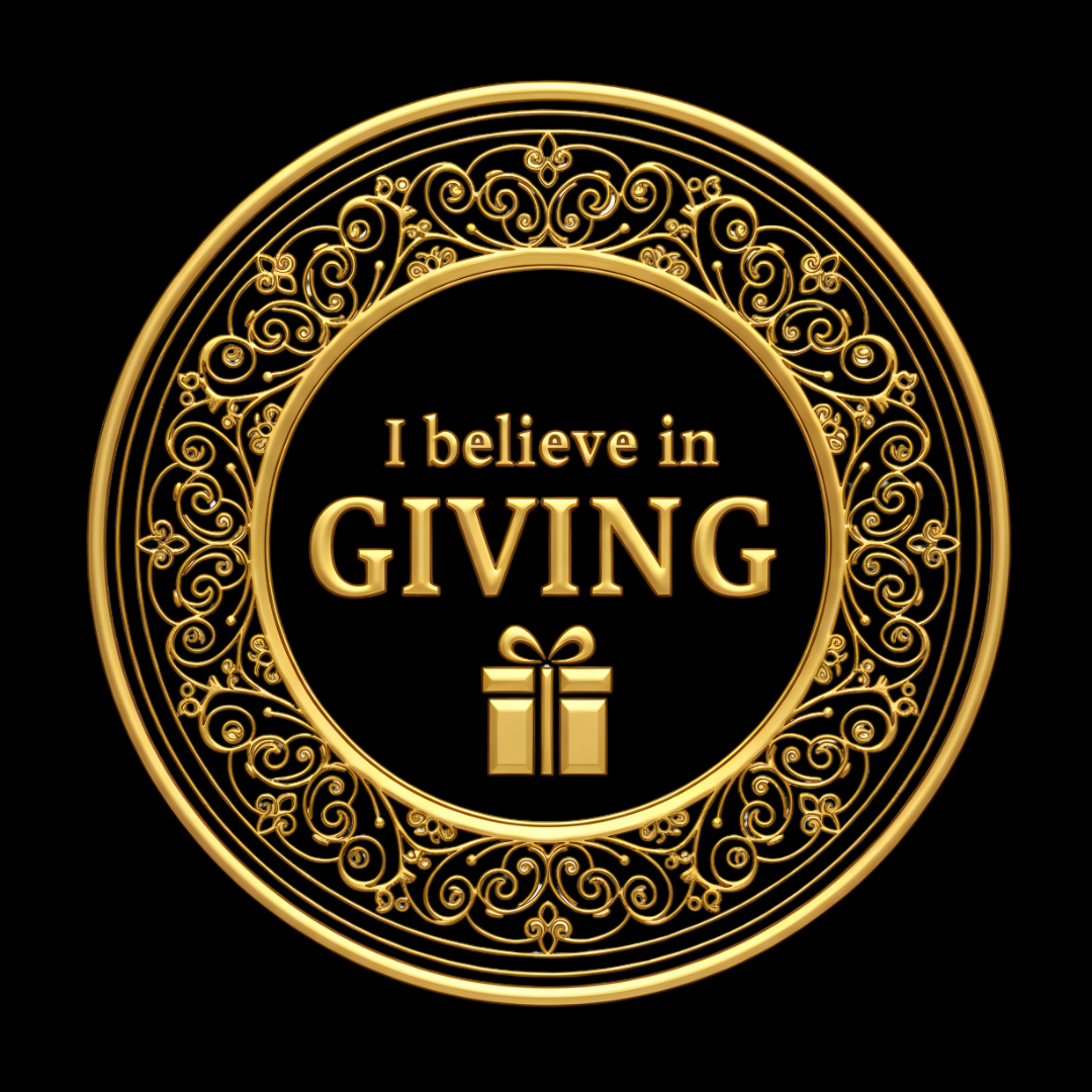 Limitowana świąteczna kolekcja 2025- Dziecięca koszulka unisex "I believe in GIVING"|PyraWBrylach