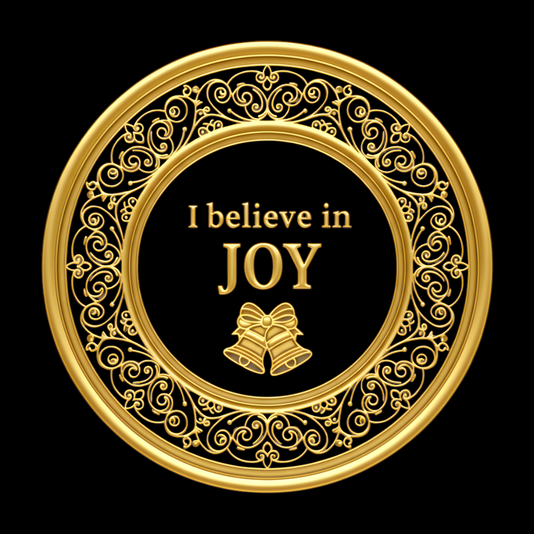 Limitowana świąteczna kolekcja 2025- Dziecięca koszulka unisex "I believe in JOY"|PyraWBrylach