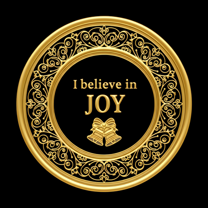 Limitowana świąteczna kolekcja 2025- Dziecięca koszulka unisex "I believe in JOY"|PyraWBrylach