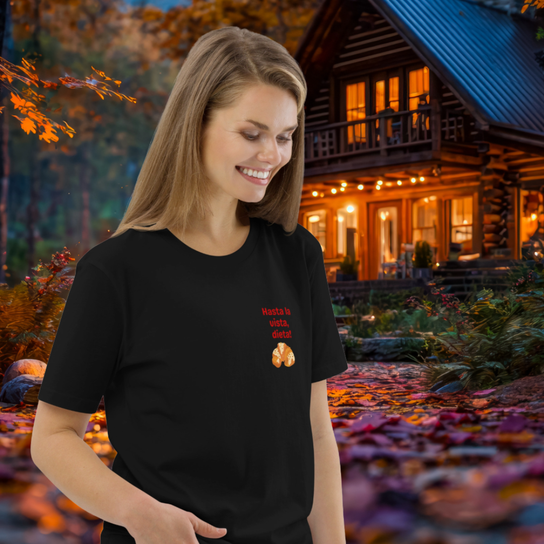 Koszulka "Hasta la vista, dieta!" z Rogalami (Unisex) | PyraWBrylach