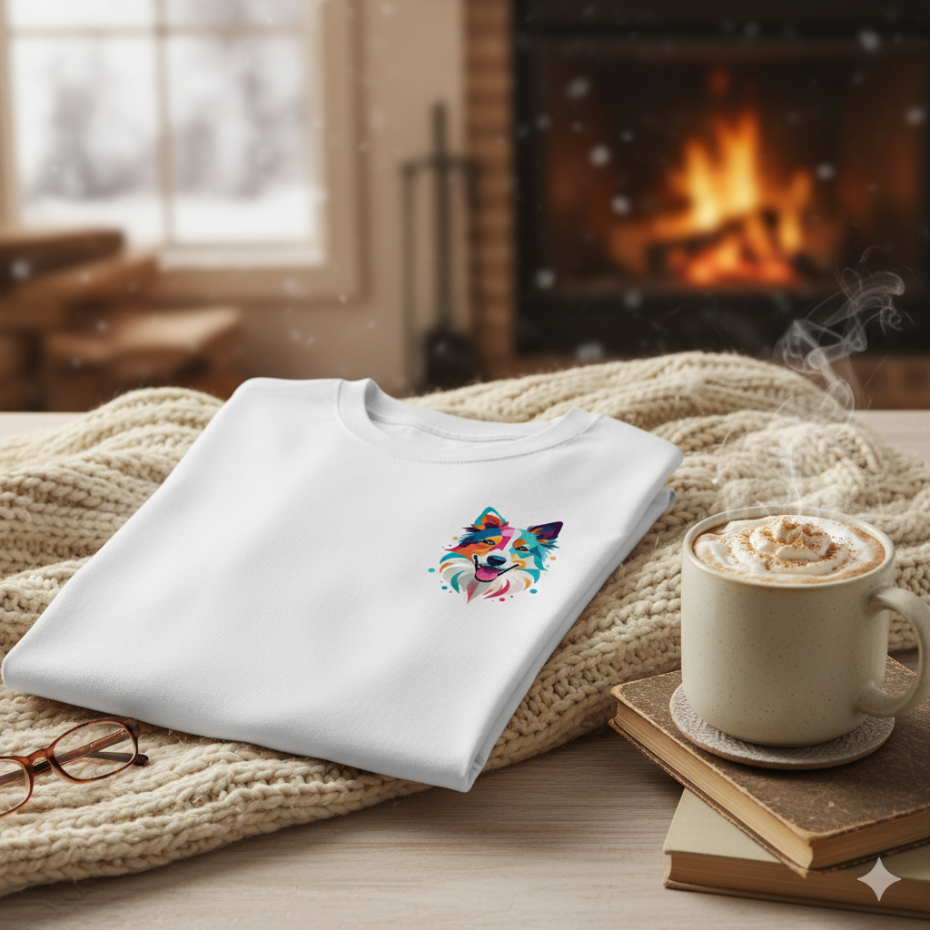 Koszulka Unisex Owczarek Szkocki Collie - Piescasso | PyraWBrylach