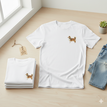 Koszulka Unisex Owczarek Szkocki Collie Król Parku | PyraWBrylac