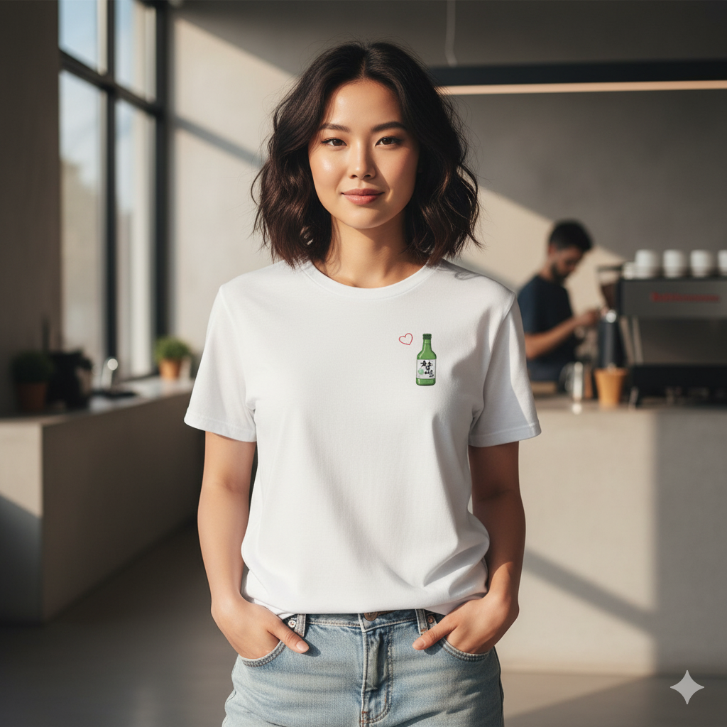 Koszulka Unisex Soju - Dla Fanów Kultury Koreańskiej | PyraWBrylac