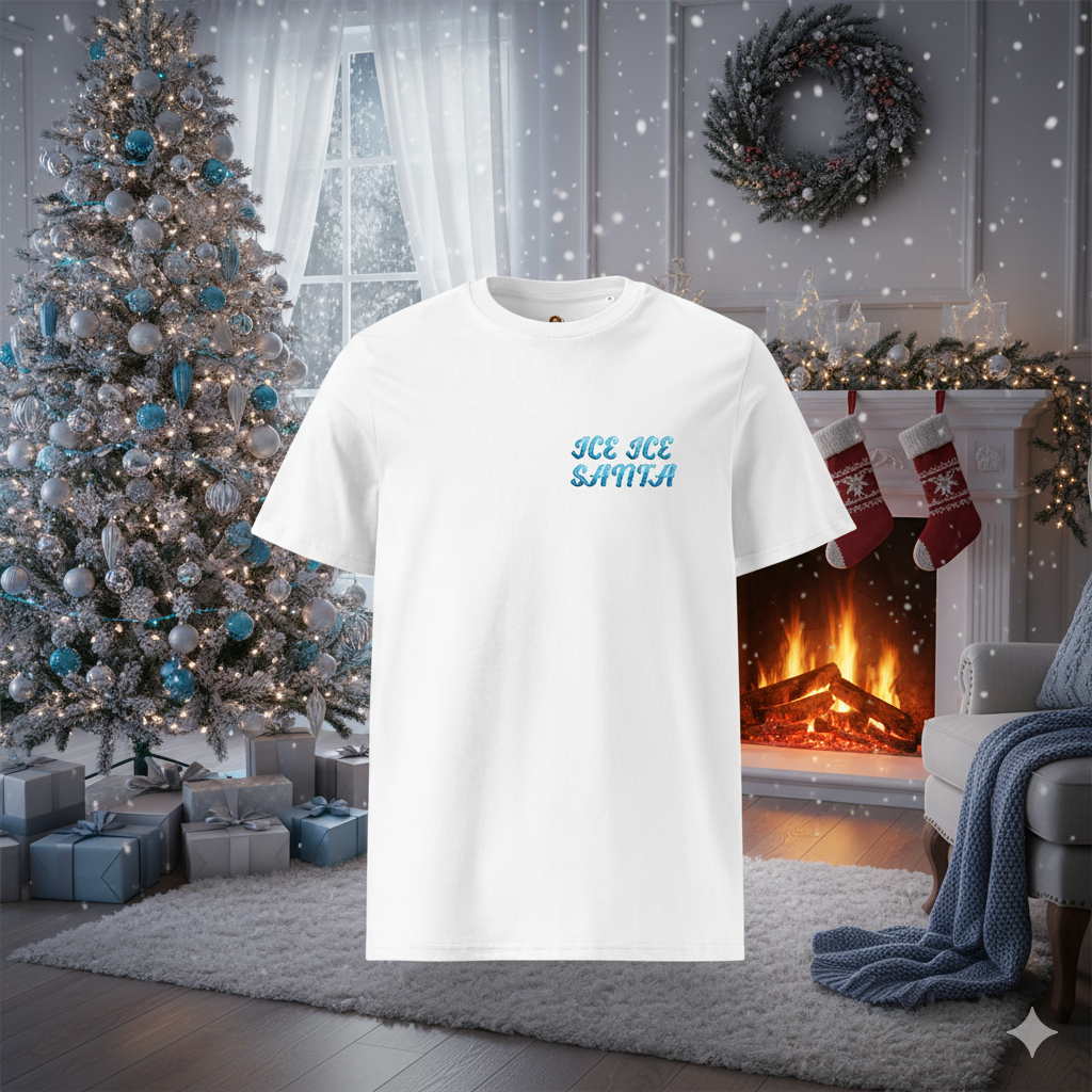 Koszulka świąteczna "Ice Ice Santa" (Unisex) | PyraWBrylach