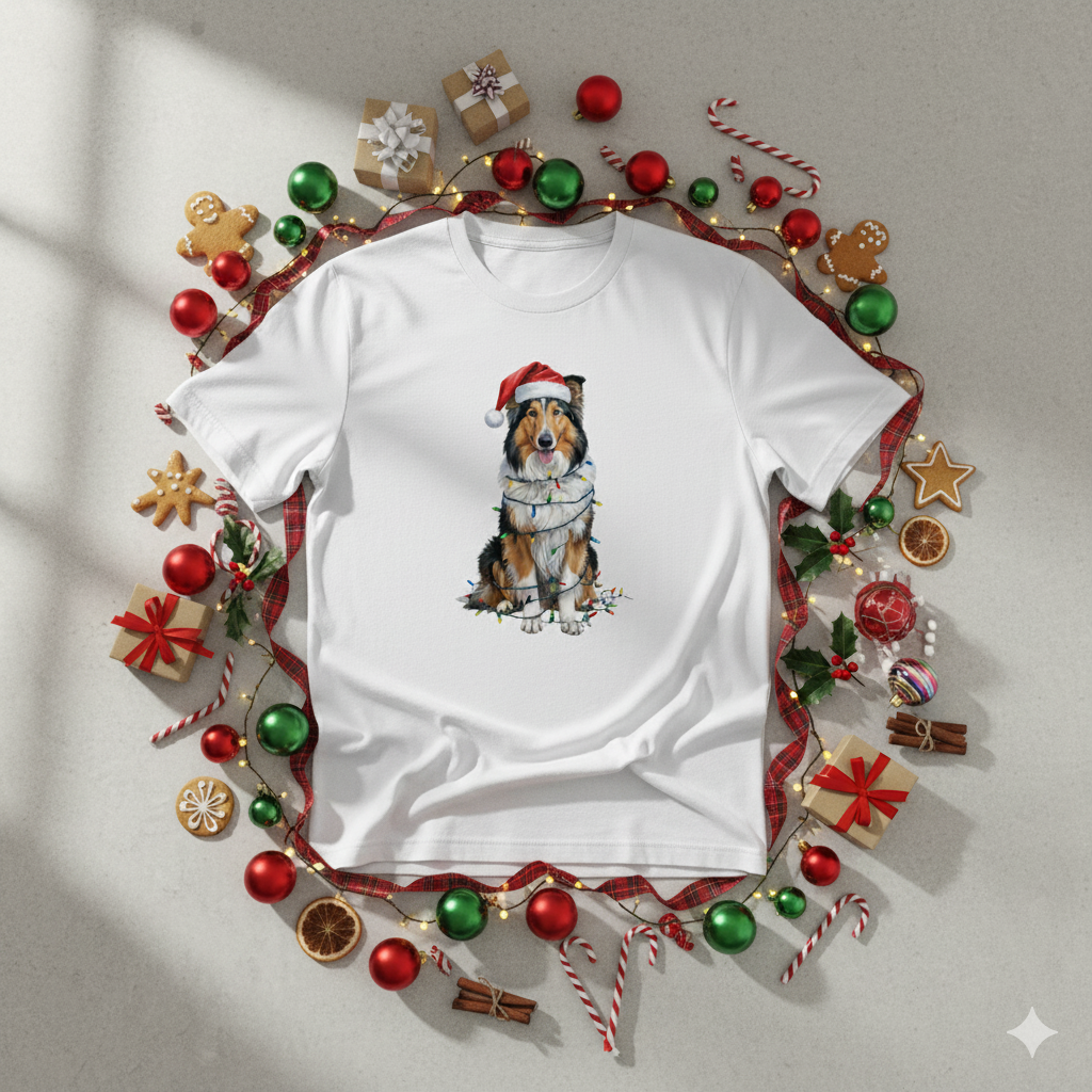 Koszulka Unisex Agent na Święta - Świąteczna Eko Bawełna | PyraWBrylach