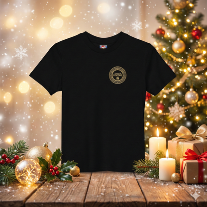 Limitowana świąteczna kolekcja 2025- Dziecięca koszulka unisex "I believe in GIVING"|PyraWBrylach