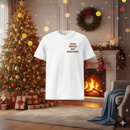 Koszulka świąteczna "Team Sernik Bez Rodzynek" (Unisex) | PyraWBrylach