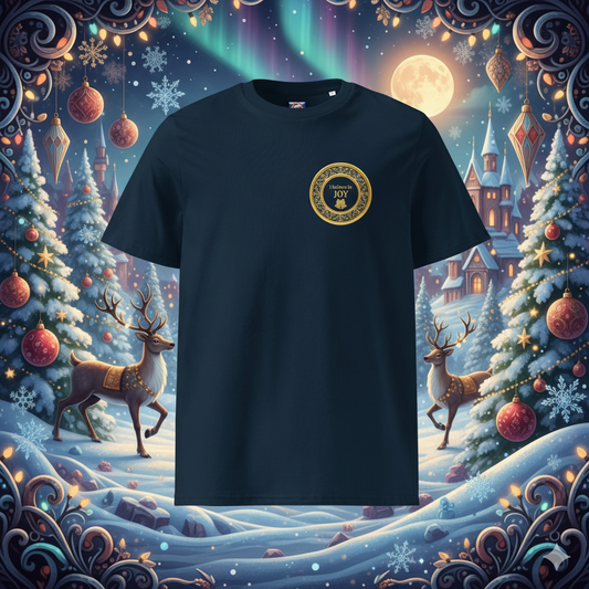 Limitowana świąteczna kolekcja 2025- Koszulka Unisex "I believe in JOY"|PyraWBrylach