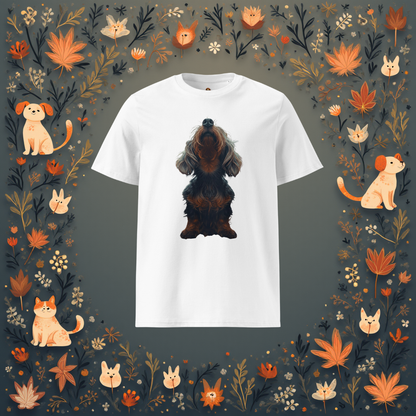 Koszulka Unisex Jamnik Barnaba Naczelny Wąchacz Jesieni | PyraWBrylach