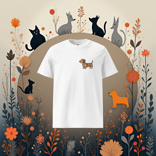 Koszulka Unisex Precel Dumny Jamnik - Pies z Charakterem | PyraWBrylach