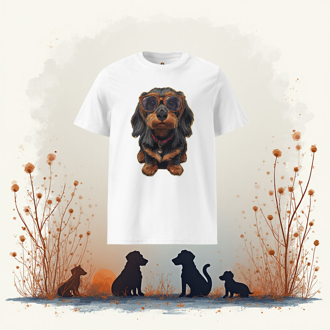 Koszulka Unisex Jamnik Agent Kortez - Tajny Agent | PyraWBrylach