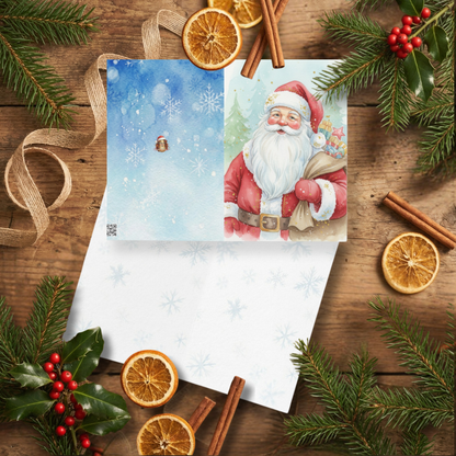 Kartka świąteczna- Święty Mikołaj|PyraWBrylach