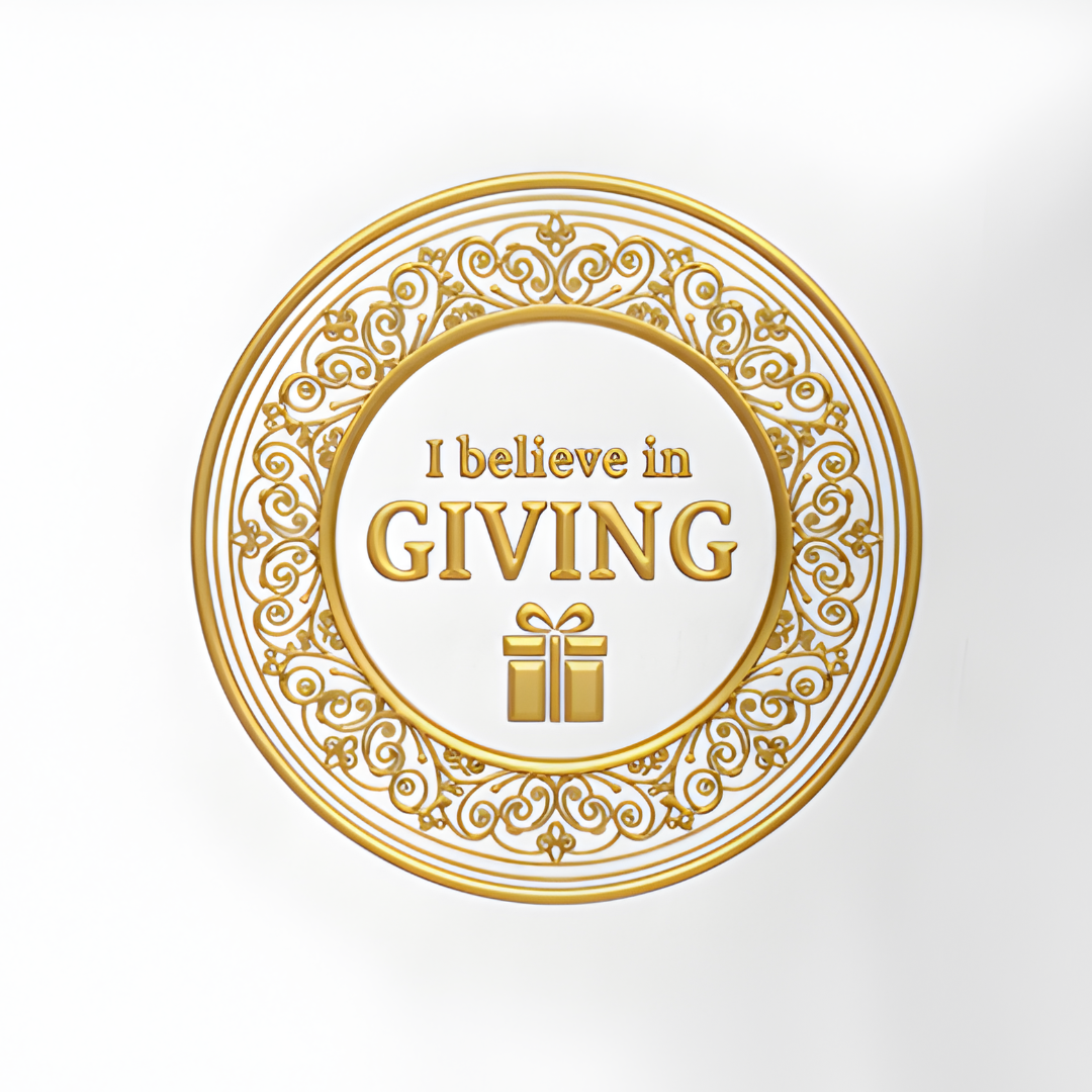 Limitowana świąteczna kolekcja 2025- Koszulka Unisex "I believe in GIVING"|PyraWBrylach