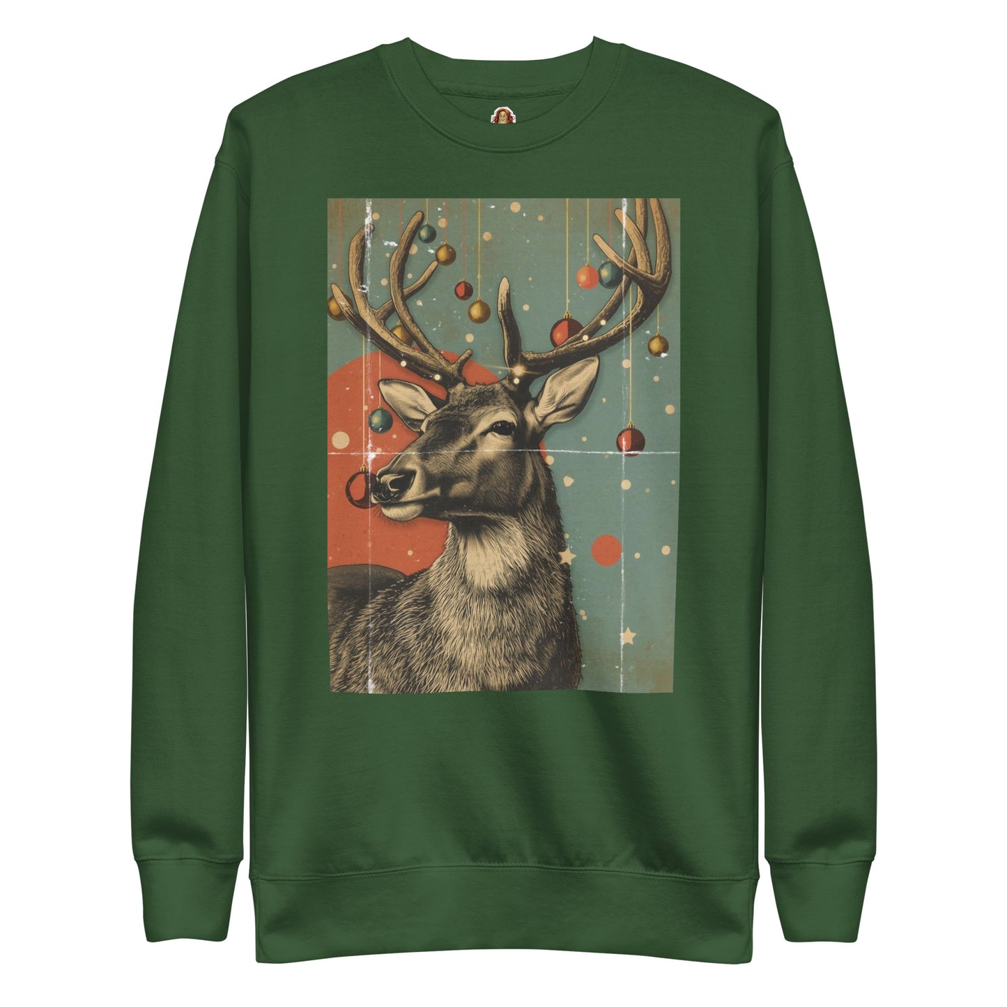 Bluza "Świąteczny Jeleń" (Klasyk). Taka, co pasuje do wszystkiego. | Wysokiej Jakości Sweatshirt | PyraWBrylach