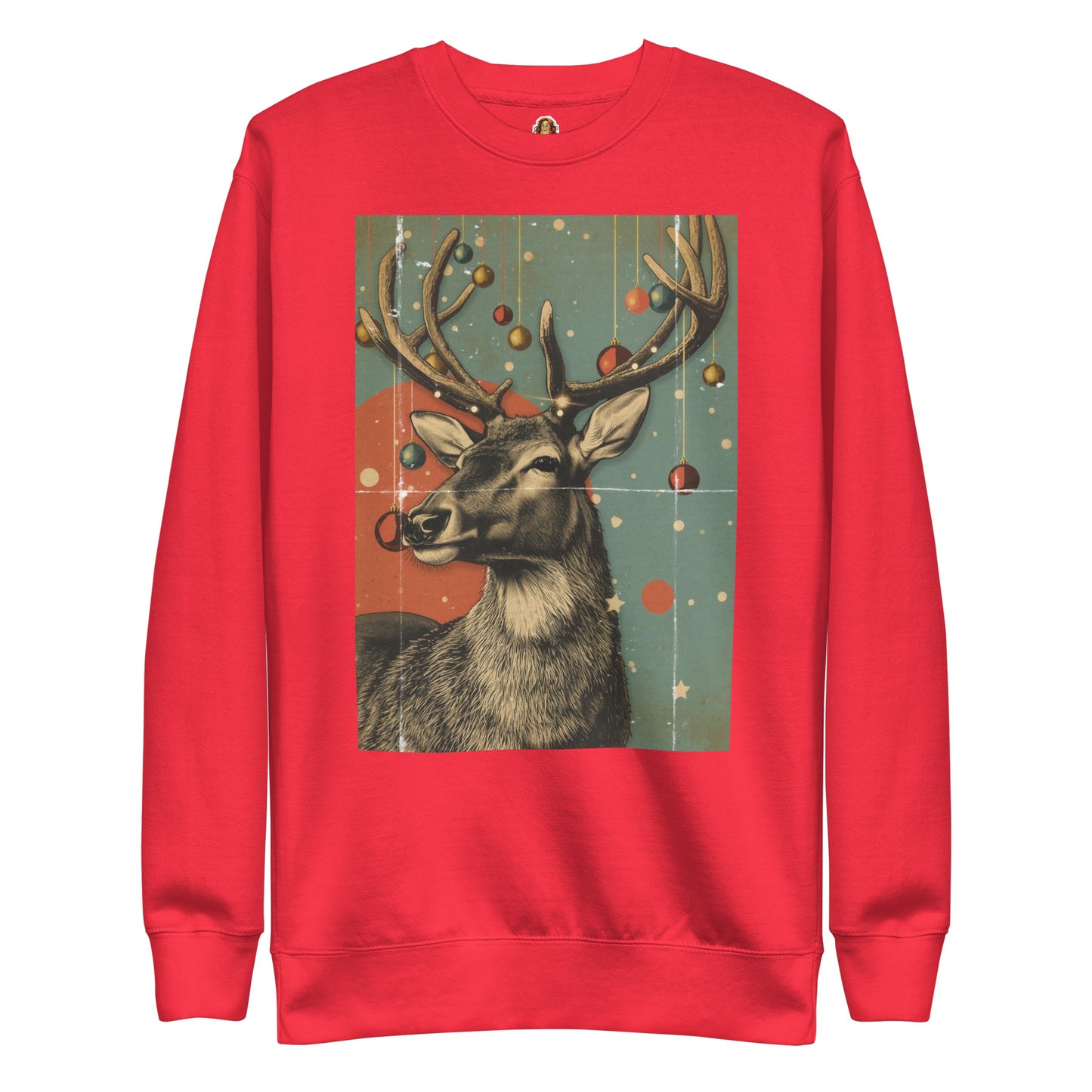 Bluza "Świąteczny Jeleń" (Klasyk). Taka, co pasuje do wszystkiego. | Wysokiej Jakości Sweatshirt | PyraWBrylach