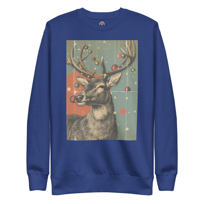 Bluza "Świąteczny Jeleń" (Klasyk). Taka, co pasuje do wszystkiego. | Wysokiej Jakości Sweatshirt | PyraWBrylach